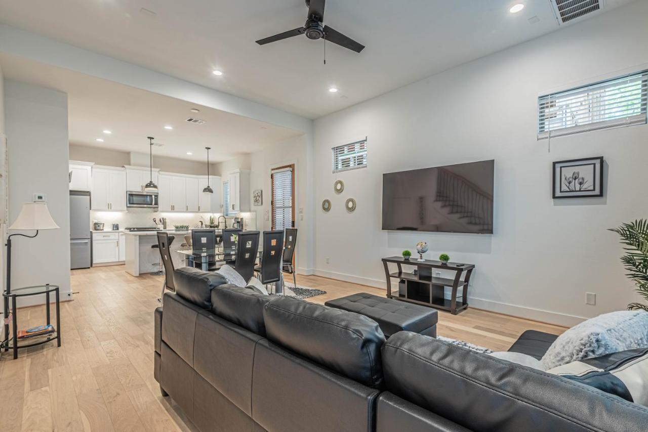 Luxury 3Br, Ks Bed Mins Away 4Rm Dtown, Med Ctr Villa Houston Eksteriør billede