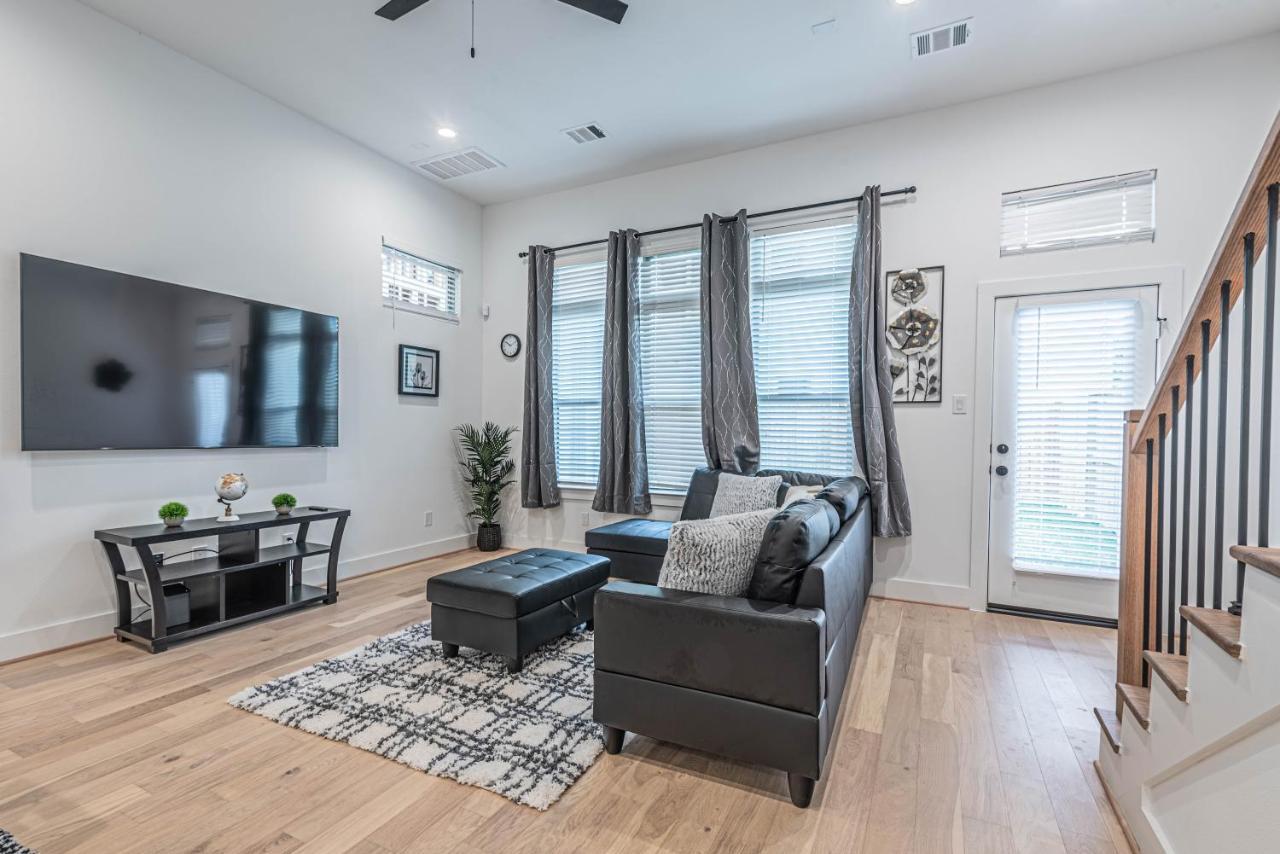 Luxury 3Br, Ks Bed Mins Away 4Rm Dtown, Med Ctr Villa Houston Eksteriør billede