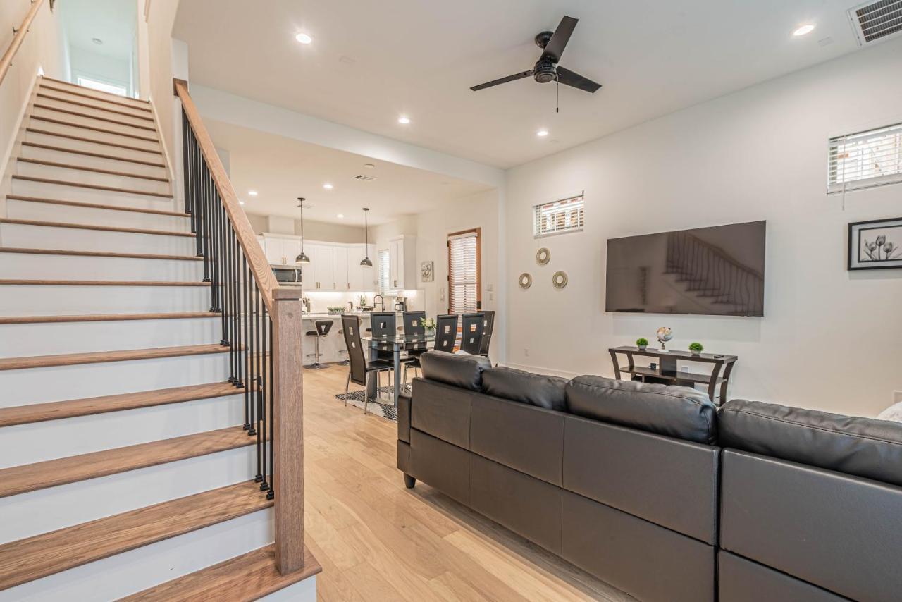 Luxury 3Br, Ks Bed Mins Away 4Rm Dtown, Med Ctr Villa Houston Eksteriør billede